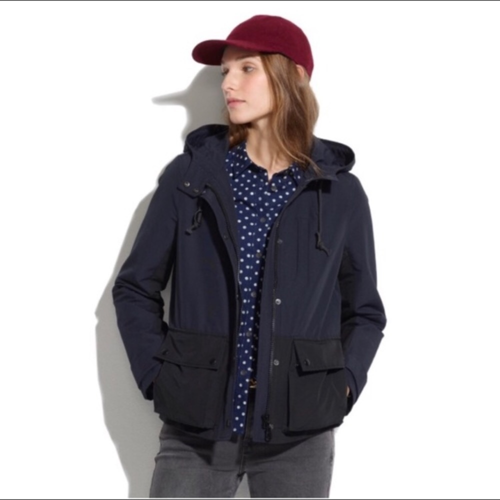 Madewell all-weather urban anorak rain jacket coat